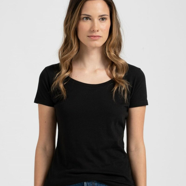 Women's Poly-Rich Scoop Neck T-Shirt Thumbnail