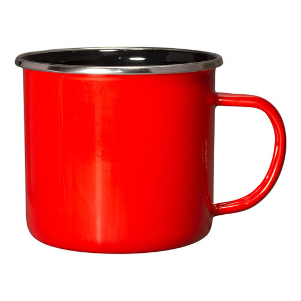 16.9oz Iron And Stainless Steel Log Cabin Mug Thumbnail