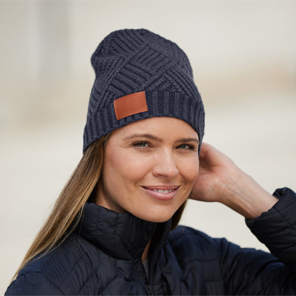 Trellis Knit Beanie Thumbnail