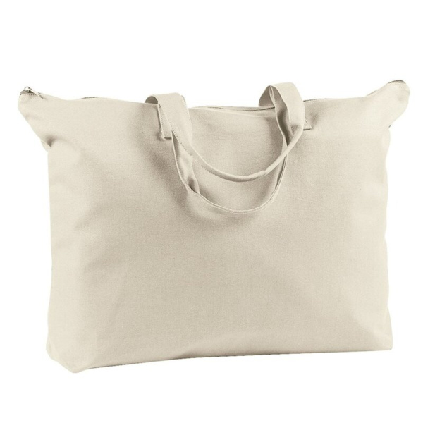 Canvas Zippered Book Tote Thumbnail