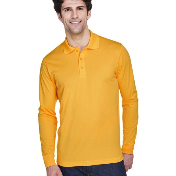 Men's Pinnacle Performance Long Sleeve Piqué Polo Thumbnail