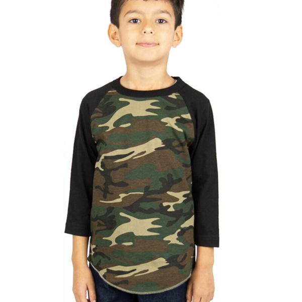 Youth Camo Raglan Tee Thumbnail