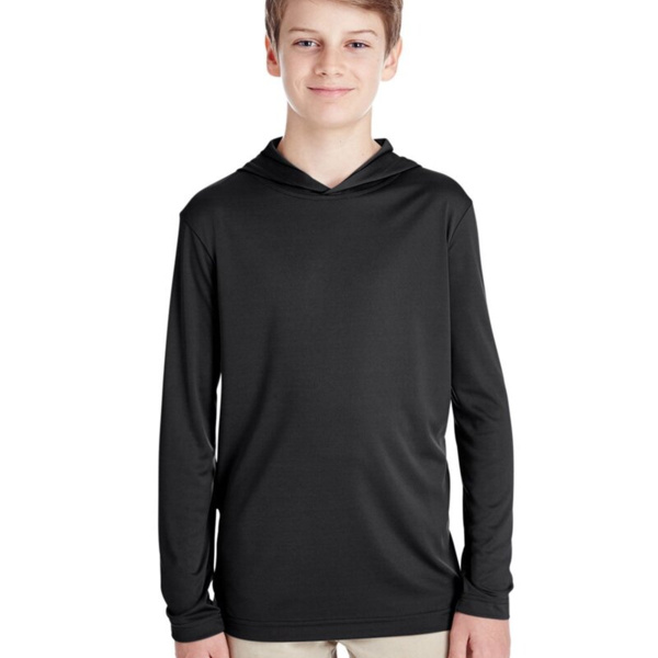 Youth Zone Performance Hooded Long Sleeve T-Shirt Thumbnail