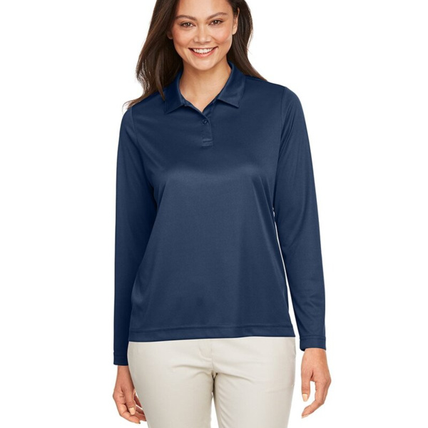 Women's Zone Performance Long Sleeve Polo Thumbnail