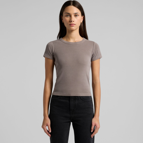 WOS FADED ORGANIC RIB TEE Thumbnail