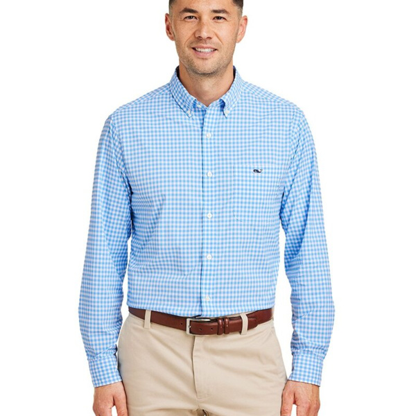 Men's On-The-Go Nylon Gingham Shirt Thumbnail