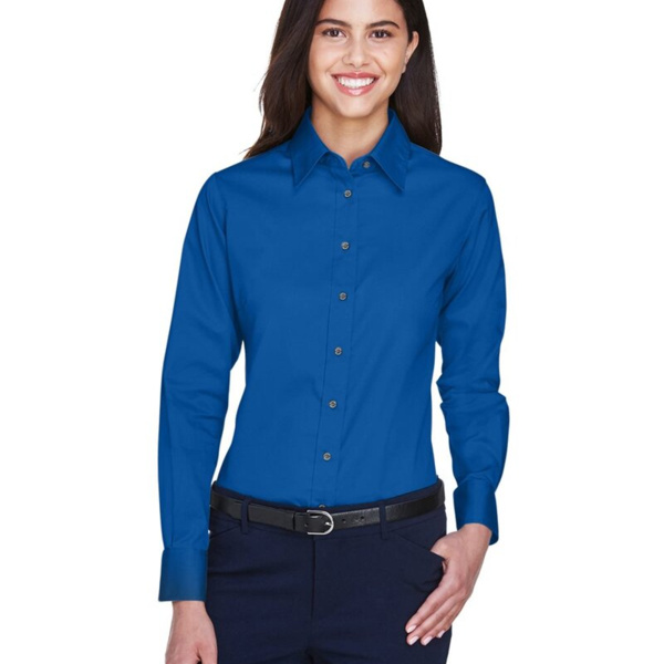 Women's Easy Blend™ Twill Dress Shirt with Stain-Release Thumbnail