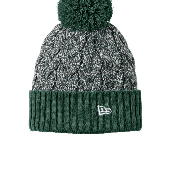 Marled Knit Pom Beanie Thumbnail