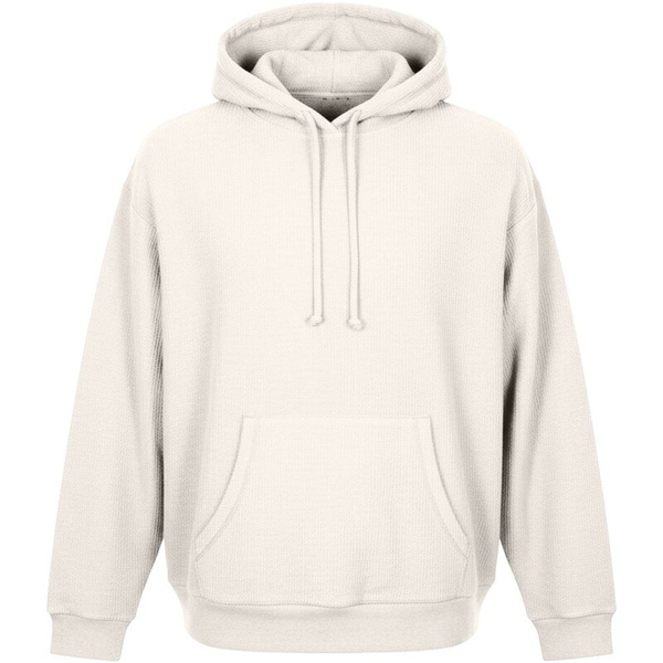 Unisex Corded Pullover Hooded Sweatshirt Thumbnail