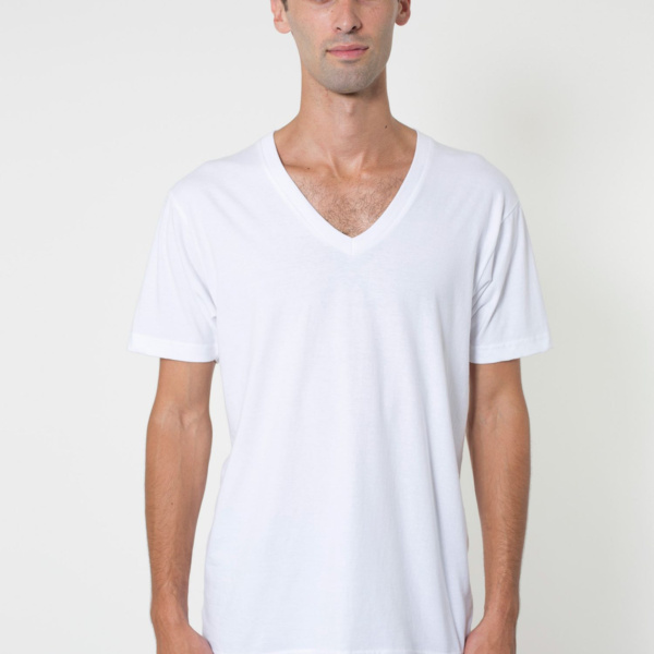 2456 Fine Jersey S/S V-Neck T-Shirt Thumbnail