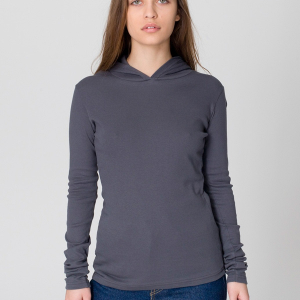 4398 Baby Rib L/S Hoody Thumbnail