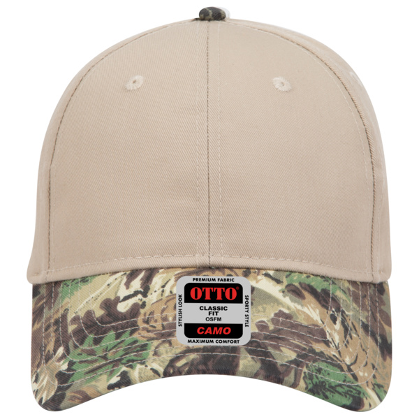 OTTO CAP® Camouflage 6 Panel Low Profile Baseball Cap Thumbnail
