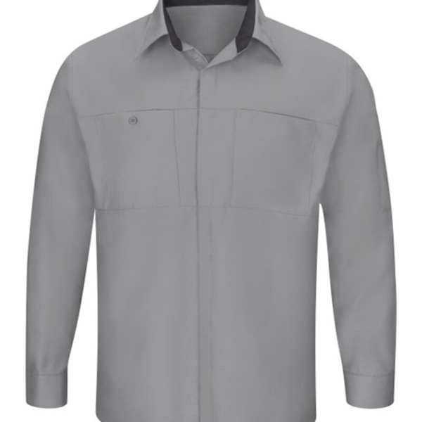 Men's Tall Performance Plus Long Sleeve Shirt with OilBlok Technology Thumbnail