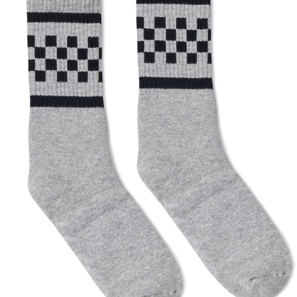 USA-Made Checkered Crew Socks Thumbnail