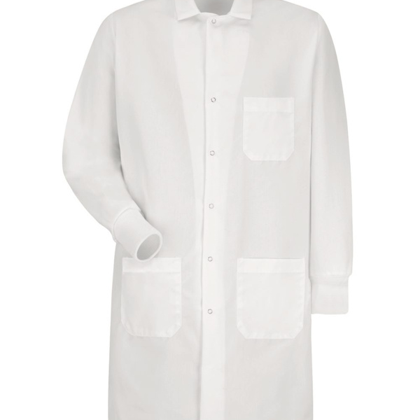 Unisex Poplin Specialized Cuffed Lab Coat Thumbnail