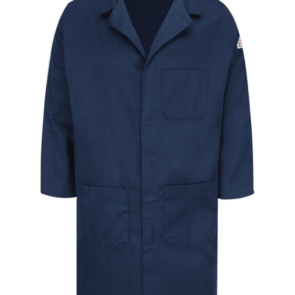 Men's Concealed Snap Front Lab Coat - EXCEL FR® ComforTouch® - 6 oz. Thumbnail